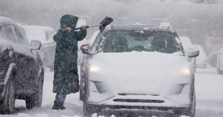 Snowfall warning issued across southern Ontario for Wednesday
