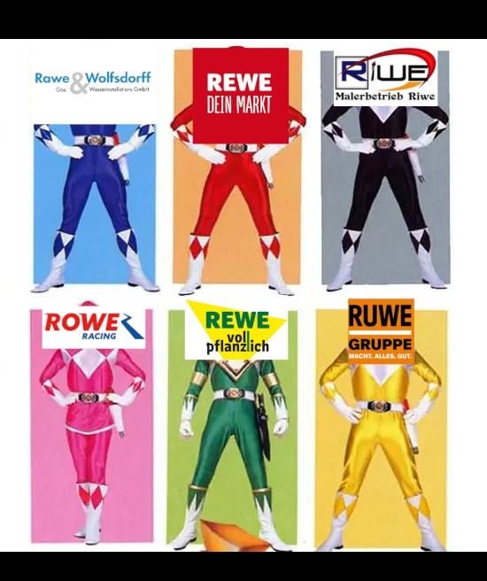 Mit passenden Farben, was für eine Überraschung!