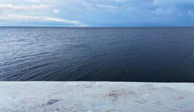 I took a picture of the Baltic sea in Sopot