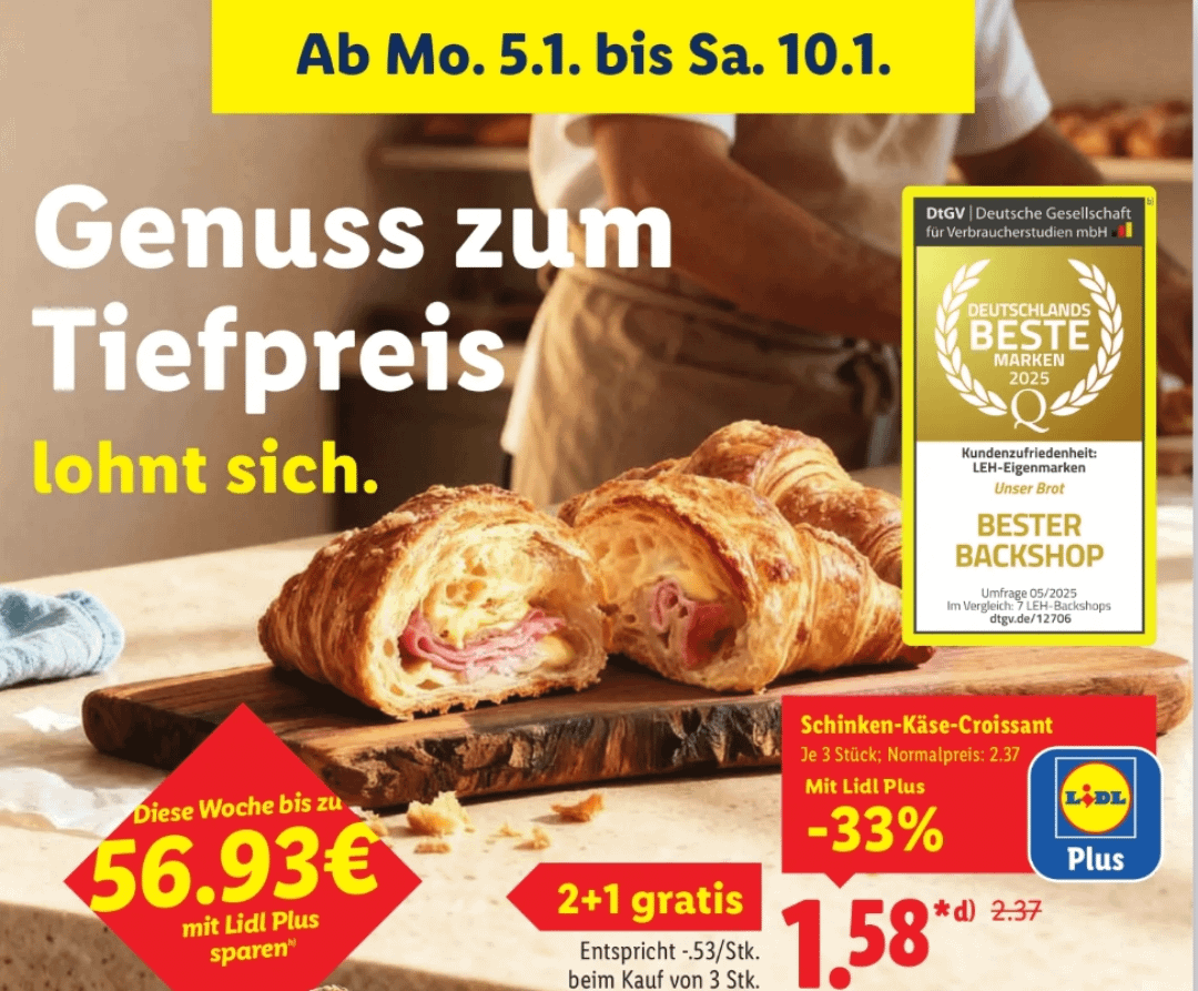 [Not Serious] Ham & Cheese Croissants in Germany?