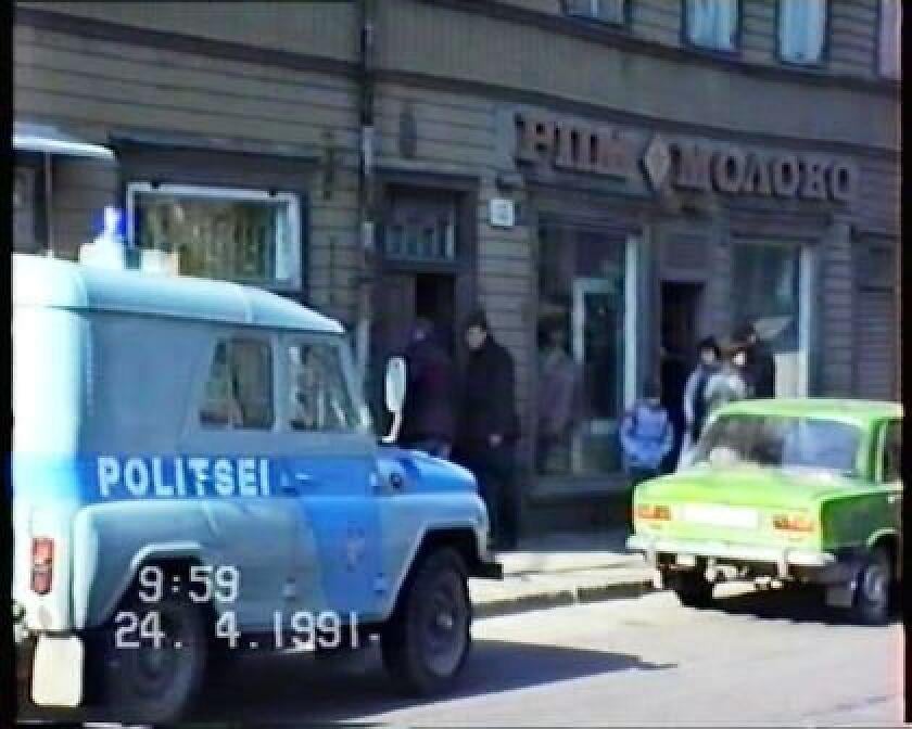 Eesti politsei UAZ-469 Tartus, 24. aprill 1991