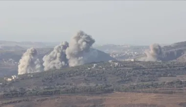 Israel strikes Hezbollah sites in Lebanon -  VIDEO