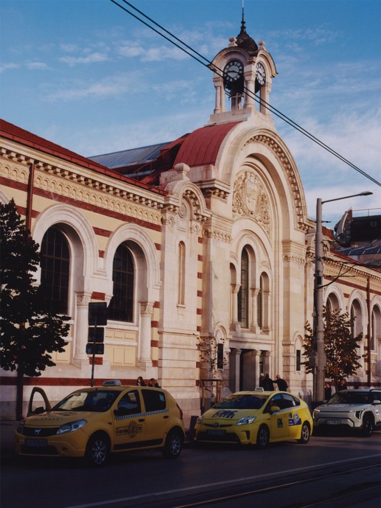 Arched entrance of Sofia’s Central Market Hall