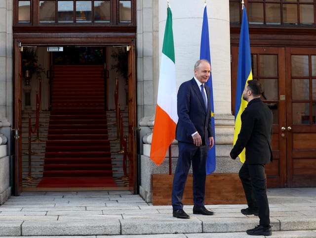 Ukrainian President Volodymyr Zelensky visit to Ireland