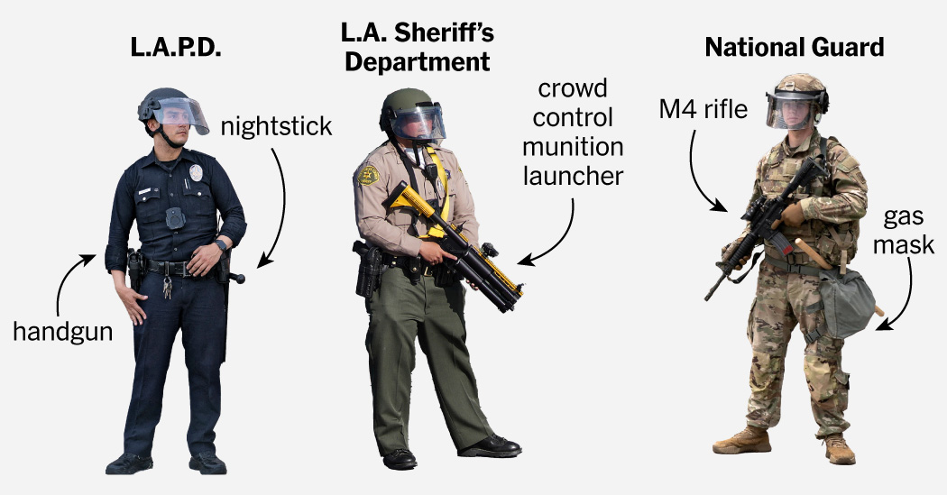How Many Law Enforcement Agencies Are Involved in LA Immigration Protests?