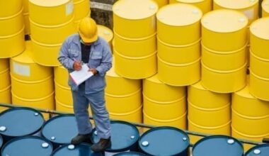 Oil barrels