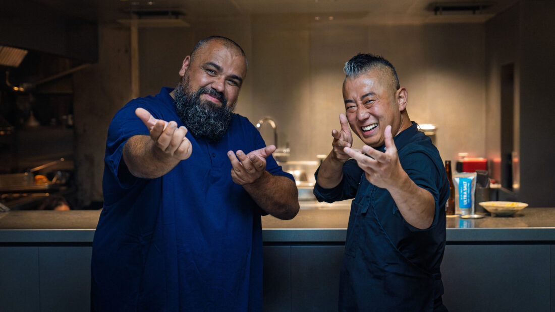 Chris 'Flamebaster' Roberts celebrates Welsh and Japanese cuisines