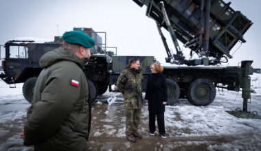 NATO Deputy Secretary General Radmila Shekerinska visits the logistical hub in Poland of the NATO Security Assistance and Training for Ukraine (NSATU)