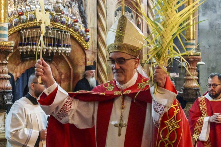 Cardinal Pierbattista Pizzaballa, Latin patriarch of Jerusalem.