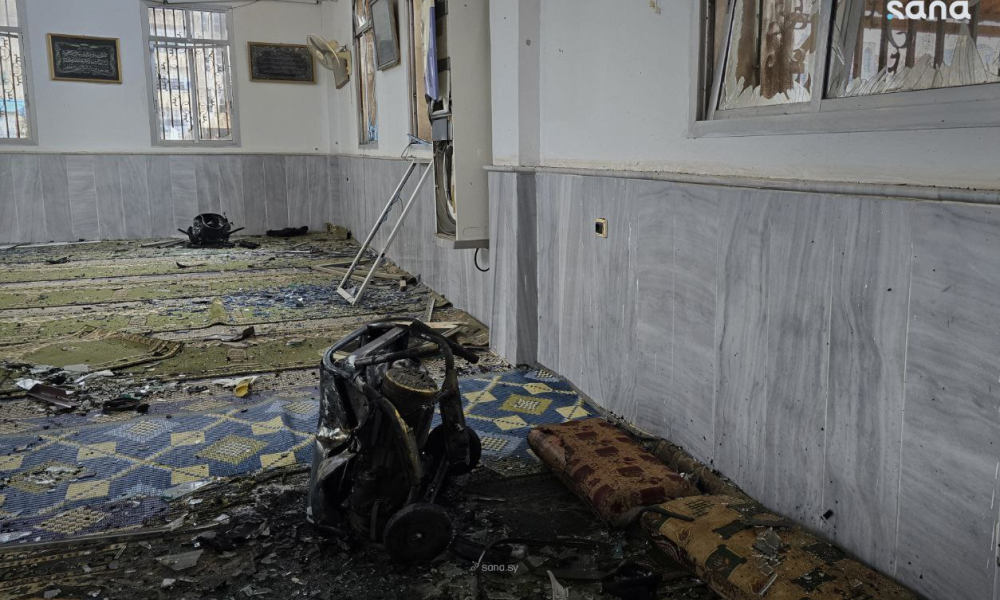 8 killed after explosives detonated at mosque in Syria