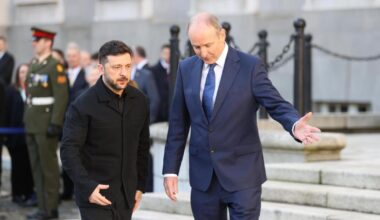 Zelensky thanks Ireland for its generosity amid Russian invasion