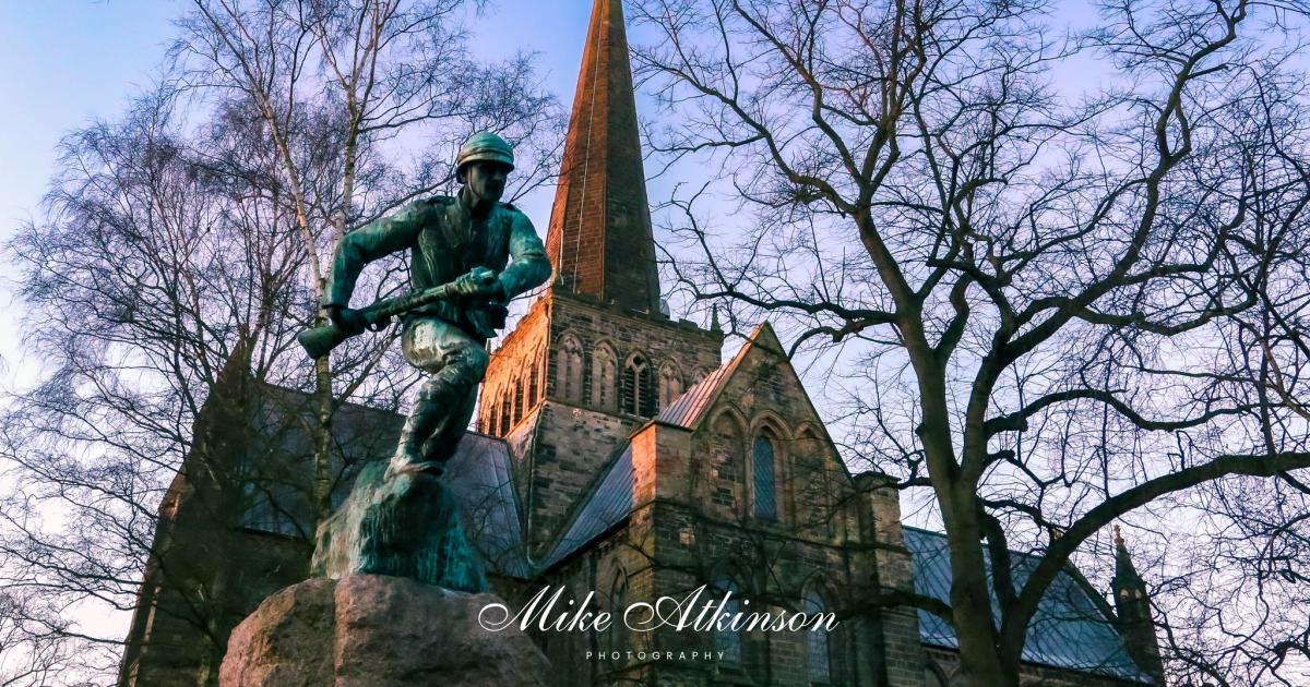 Darlington’s Boer War statue at St Cuthbert’s Church unveiled in 1905