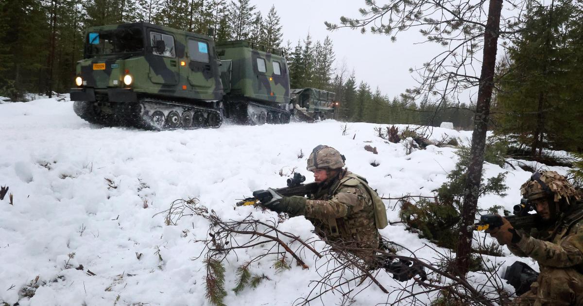 Seaham solder takes part in NATO winter training in Finland