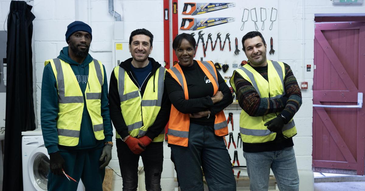 Croydon asylum seekers get skills through construction training
