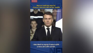 Macron confirms plan for France's new aircraft carrier: media