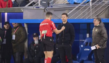 Xabi Alonso critica arbitragem, pede «continuidade» e elogia substituto de Carreras