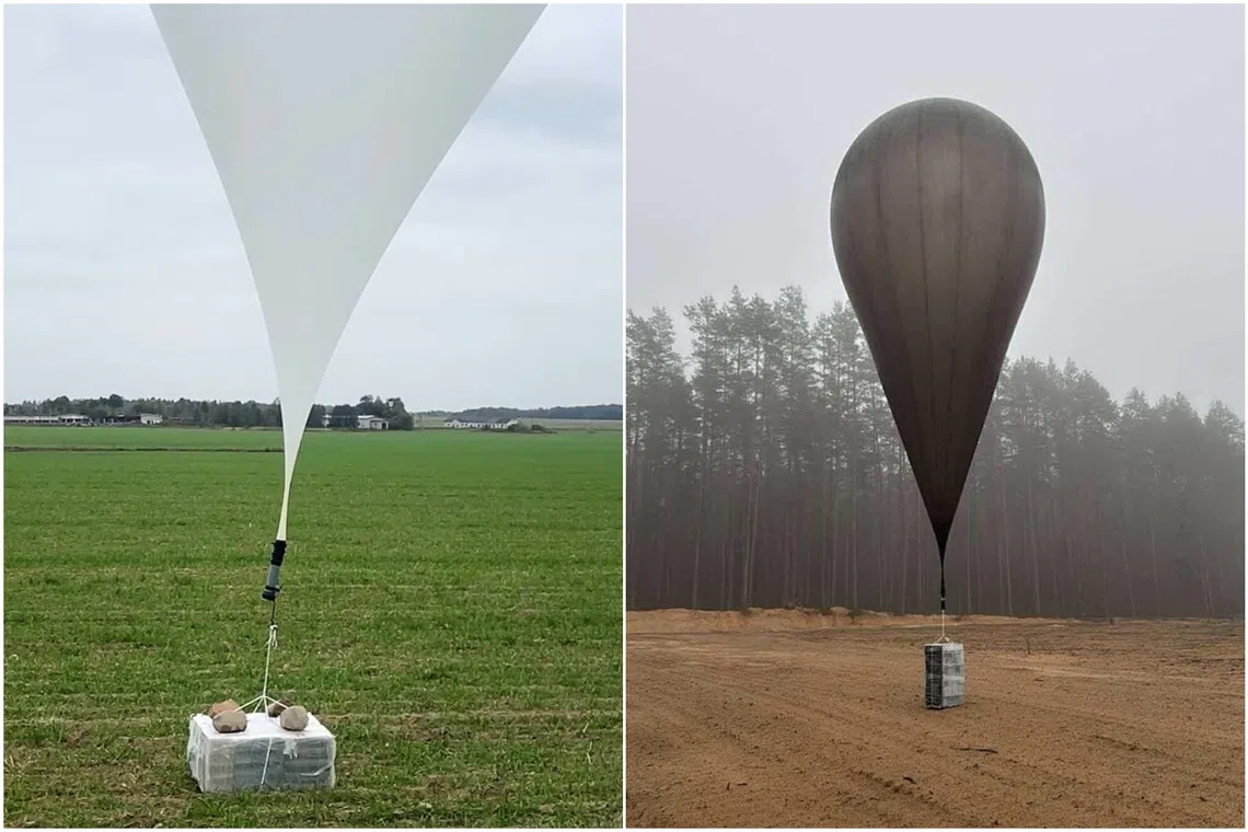 Suspected balloons in Lithuanian airspace has forced Lithuania to halt flights.
