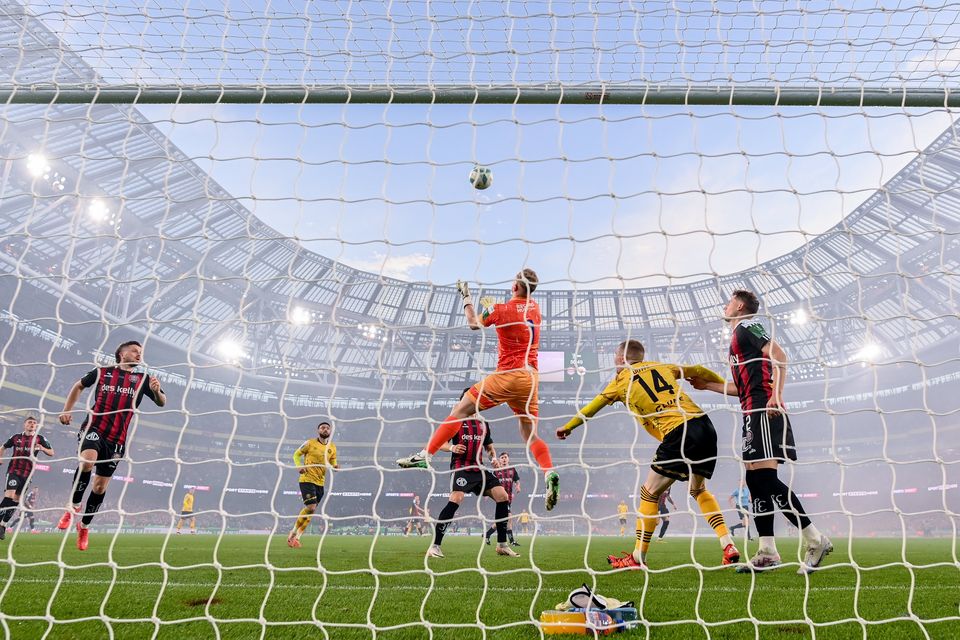 Bohemians will take on St Patrick's Athletic in their League of Ireland Premier Division season-opener against St Patrick's Athletic at the Aviva Stadium next February. Photo by Stephen McCarthy/Sportsfile