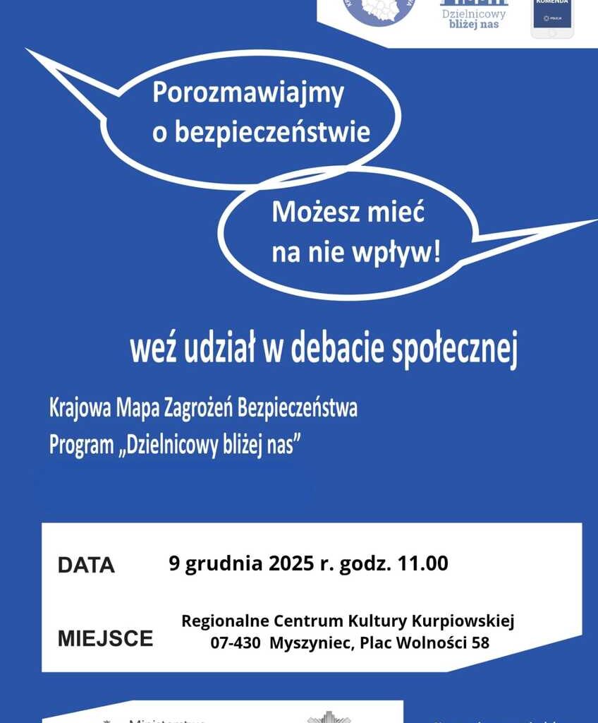 W najbliższy wtorek debata społeczna z mieszkańcami gm. Myszyniec - Aktualności
