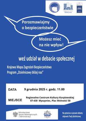 Plakat dotyczący debaty