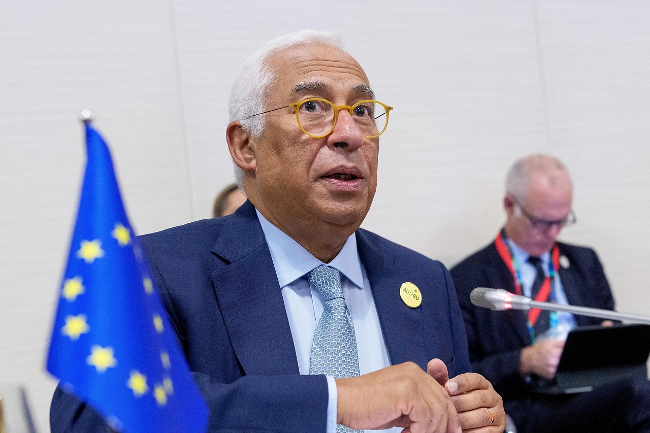 Antonio Costa während eines öffentliches Auftritts