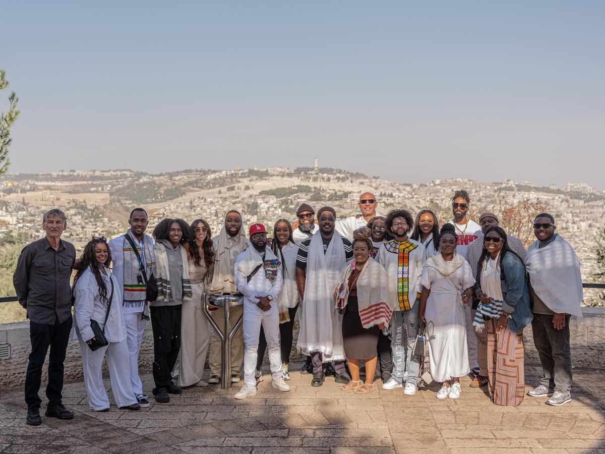 Black leaders journey from their hip-hop home to the Holy Land — and find common ground