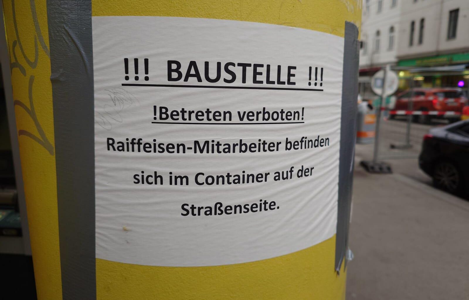 Besorgt über entsorgte Raiffeisen-MA