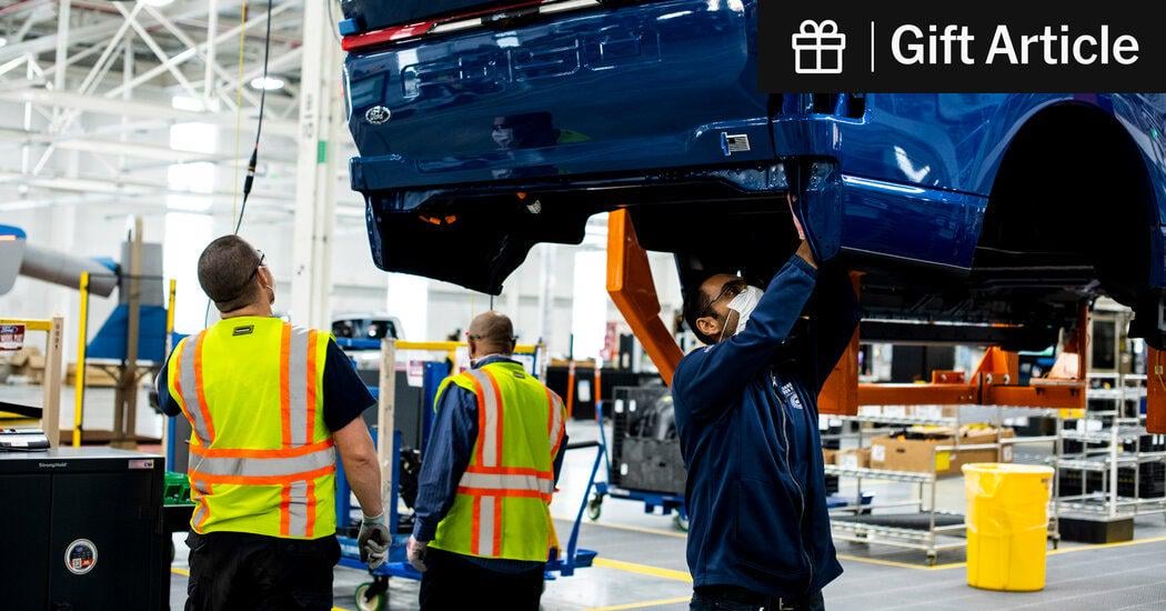 Ford Will Take $19.5 Billion Hit as It Rolls Back E.V. Plans