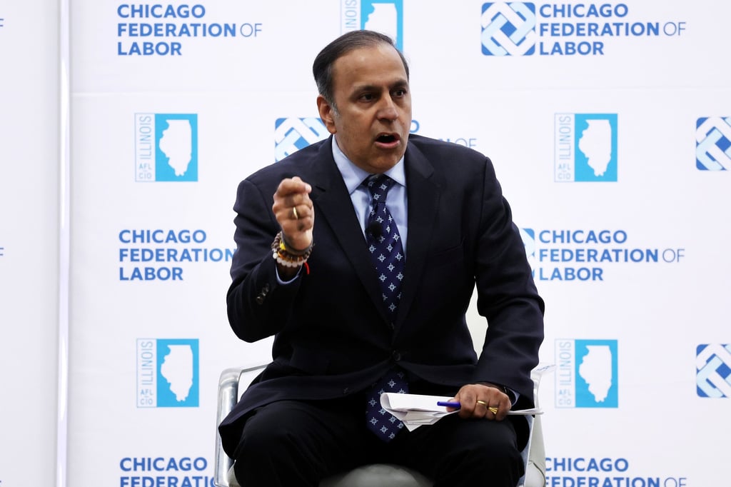 US Representative Raja Krishnamoorthi. Photo: Chicago Tribune/TNS US Representative Raja Krishnamoorthi. Photo: Chicago Tribune/TNS