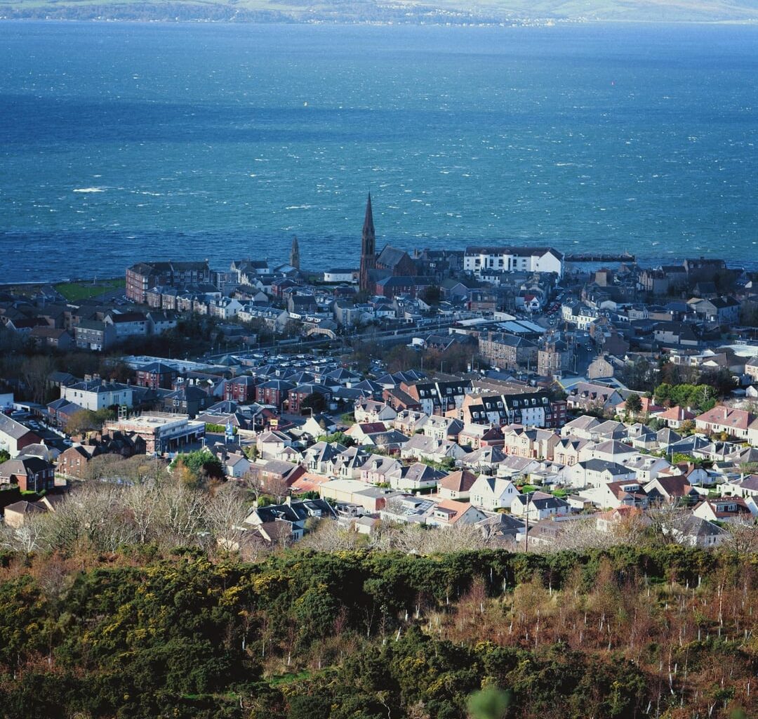 The Scottish town of Largs