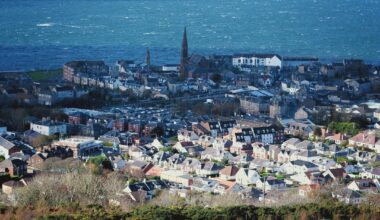 The Scottish town of Largs