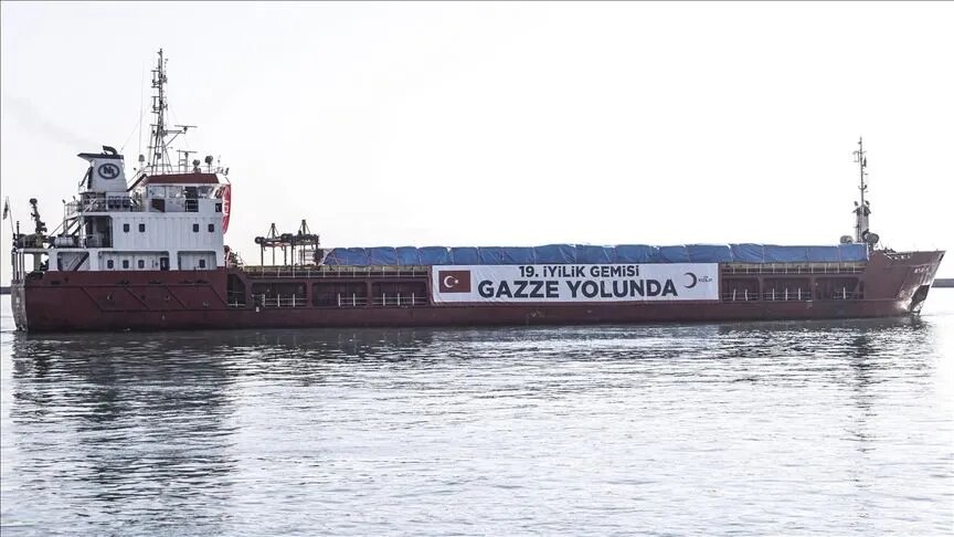 19th ‘Ship of Goodness’ Departs Turkey with Aid for Gaza