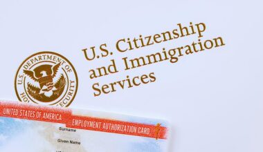 Employment Authorization Card is document that authorizes an immigrant to work in United States. It is issued by Department of Homeland Security.