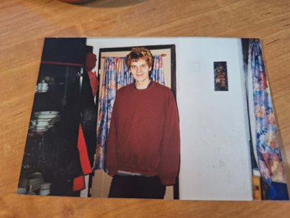 Mitja Duh v času, ko je bil odvisen od mamil.