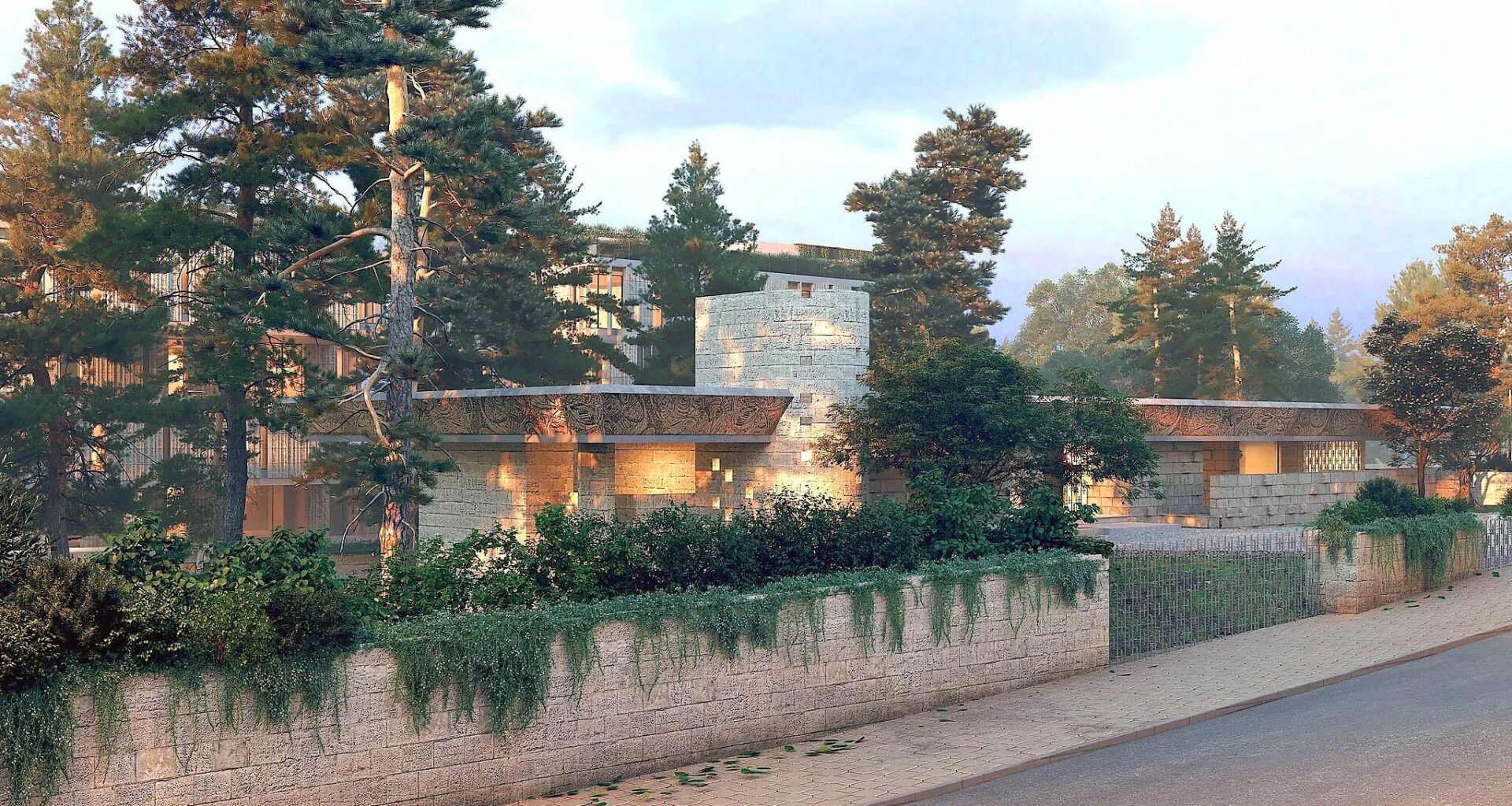 The Villa Sherover property in the Talbieh neighborhood of Jerusalem (Aiko Studio)