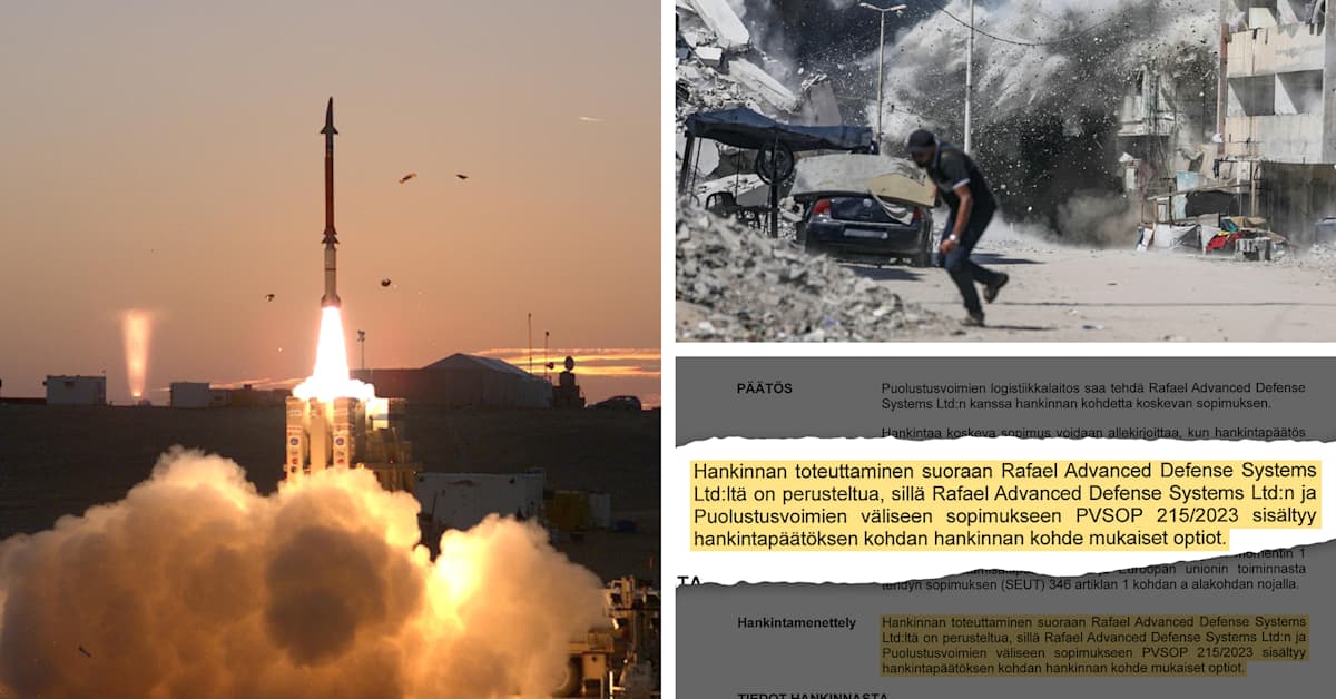Ylen saamat tiedot paljastavat, että Suomi on hankkinut tiedettyä enemmän aseita Israelista Gazan sodan aikana | Ulkomaat