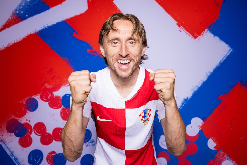 Croatia World Cup 2026 squad: Luka Modric of Croatia poses for a portrait during the Croatia Portrait session ahead of the UEFA EURO 2024 Germany on June 10, 2024 in Neuruppin, Germany. (Photo by Vera Loitzsch - UEFA/UEFA via Getty Images)
