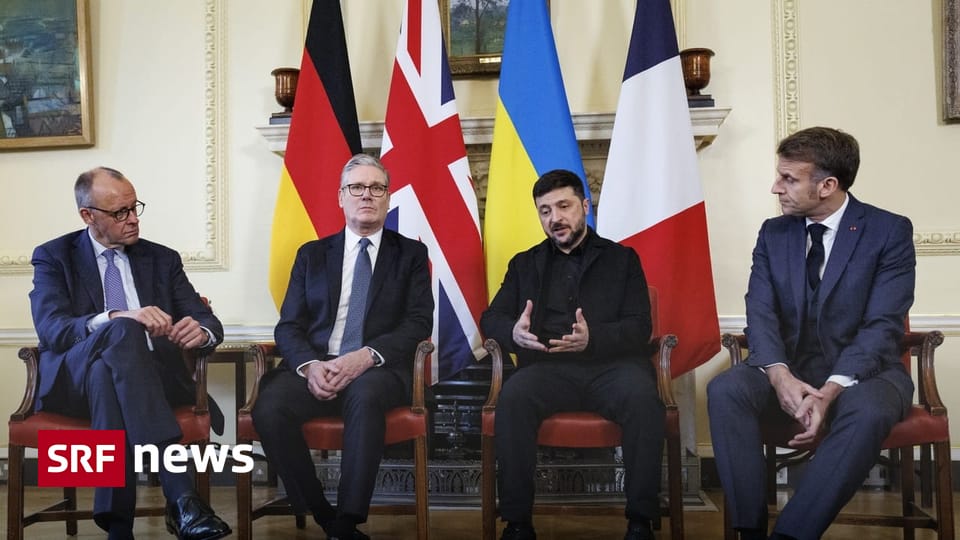 Krieg in der Ukraine - E3-Staaten besprechen mit Ukraine US-«Friedensplan» - News