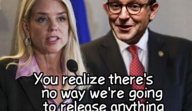 The fix is in on the Epstein files.