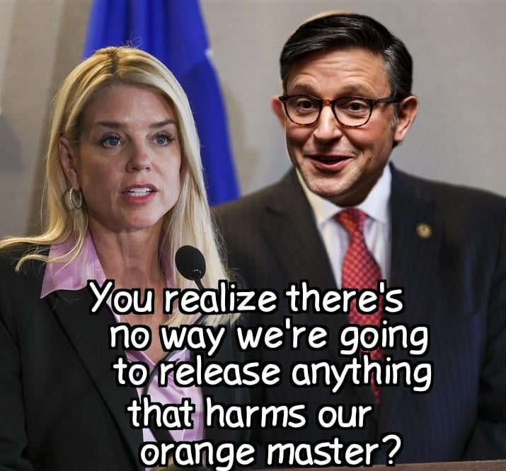 The fix is in on the Epstein files.