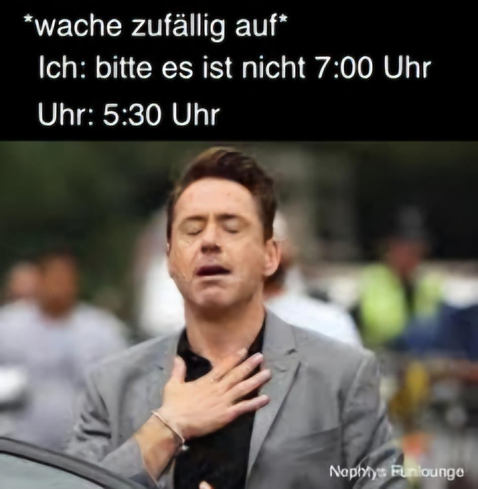 Nichts geht über dieses Gefühl sich wieder hinlegen zu könne