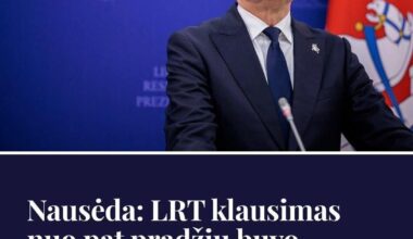 „Aš specialiai vengiau pasisakyti šituo klausimu, nes bet koks mano pasisakymas būtų traktuojamas kaip kišimasis į žodžio laisvę ir klausimo politizavimas“, – sakė šalies bestuburis.