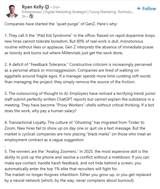 Ameriška podjetja odkrito nočejo zaposlovati mladih zaradi neumnih stereotipov. Kmalu tudi pri nas?