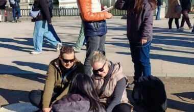 ceremonia de té en parque de Retiro en madrid