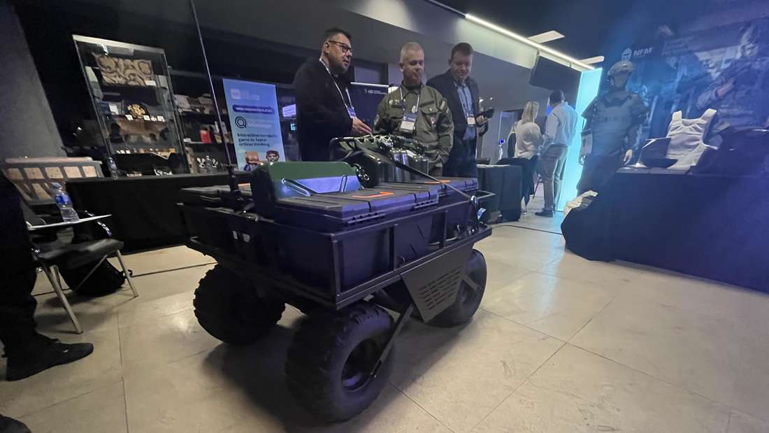 Selbstfahrender Transporter: Ukrainische Truppen nutzen das Vehikel bereits.  