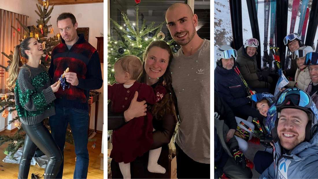 Weihnachten bei den Wintersport-Stars.