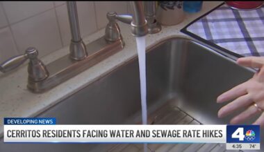 Why Cerritos plans to hike water, sewage fees by 75% despite protest – NBC Los Angeles