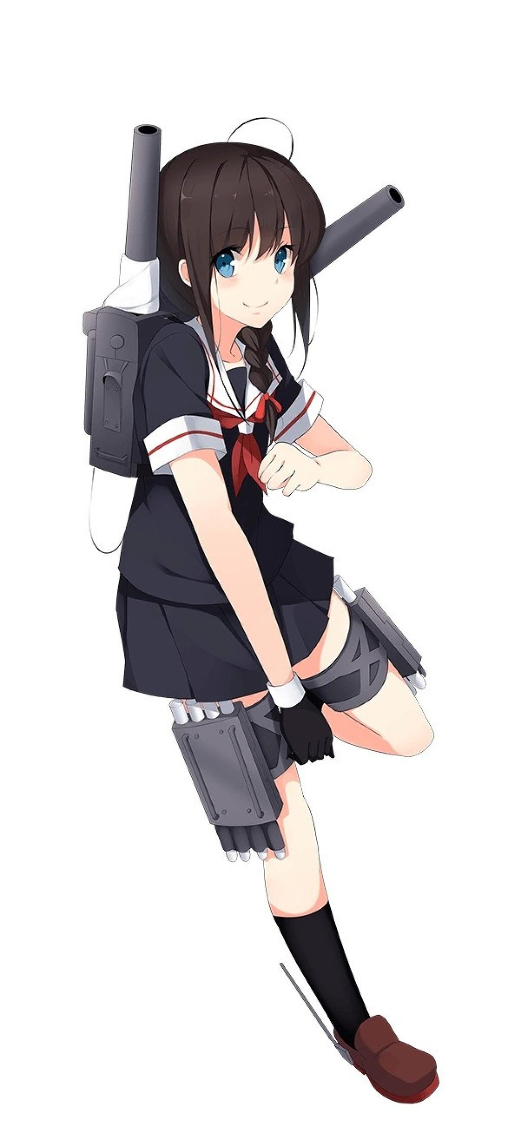 The Shigure character as depicted in “Fleet Girls Collection”. Image: KanColle Wiki
