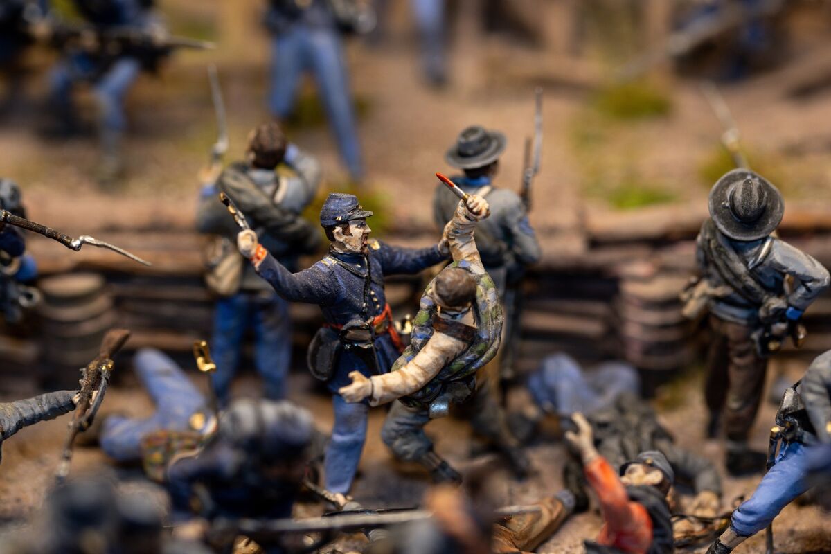 David Edwards's Youghal home houses thousands of hand-crafted and historically researched models spanning centuries of conflict. Picture: Chani Anderson