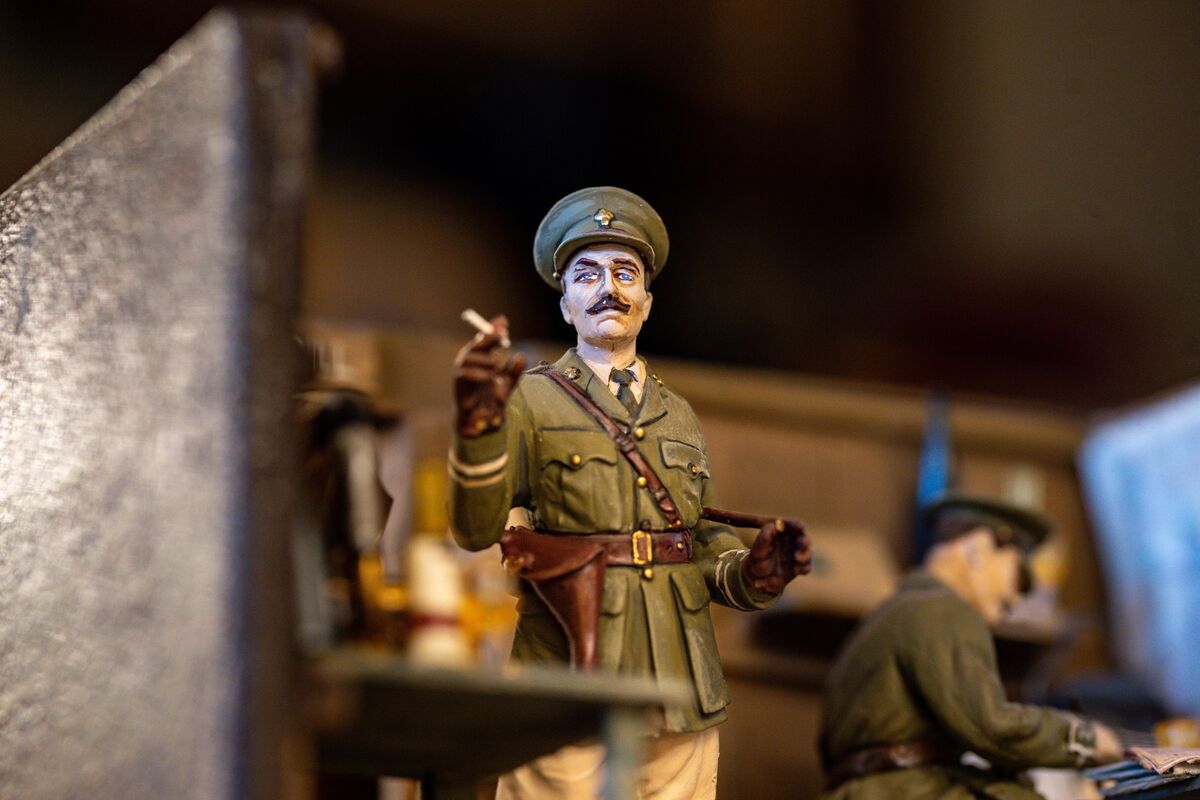 Some of the hand-crafted and historically researched models. Picture: Chani Anderson